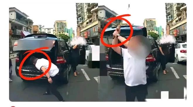 砸车后续警方回应：双方都认可处理结果麻将胡了试玩最新！东莞奔驰司机别车(图3)